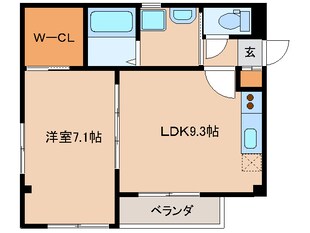 ア－バンスカイの物件間取画像